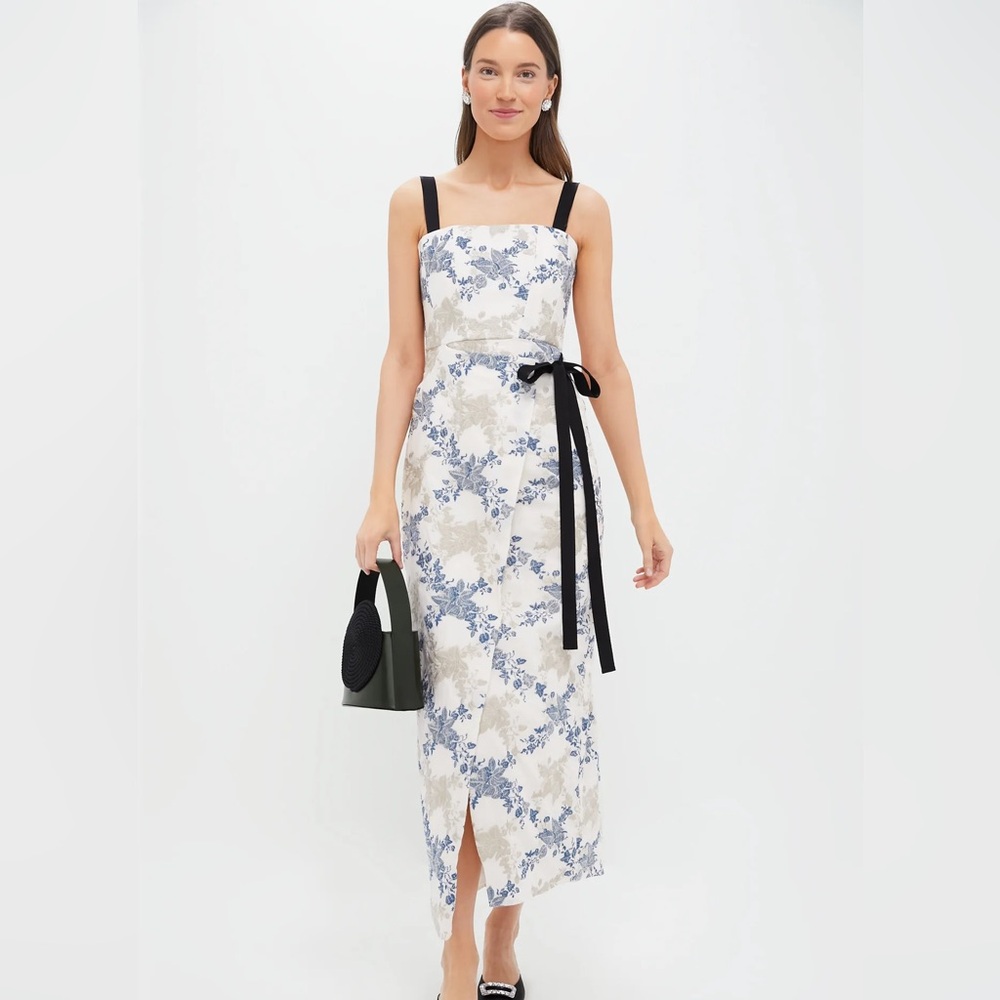 AGUA BY AGUA BENDITA CINÉFILA BOUGAINVILLEA MAXI DRESS